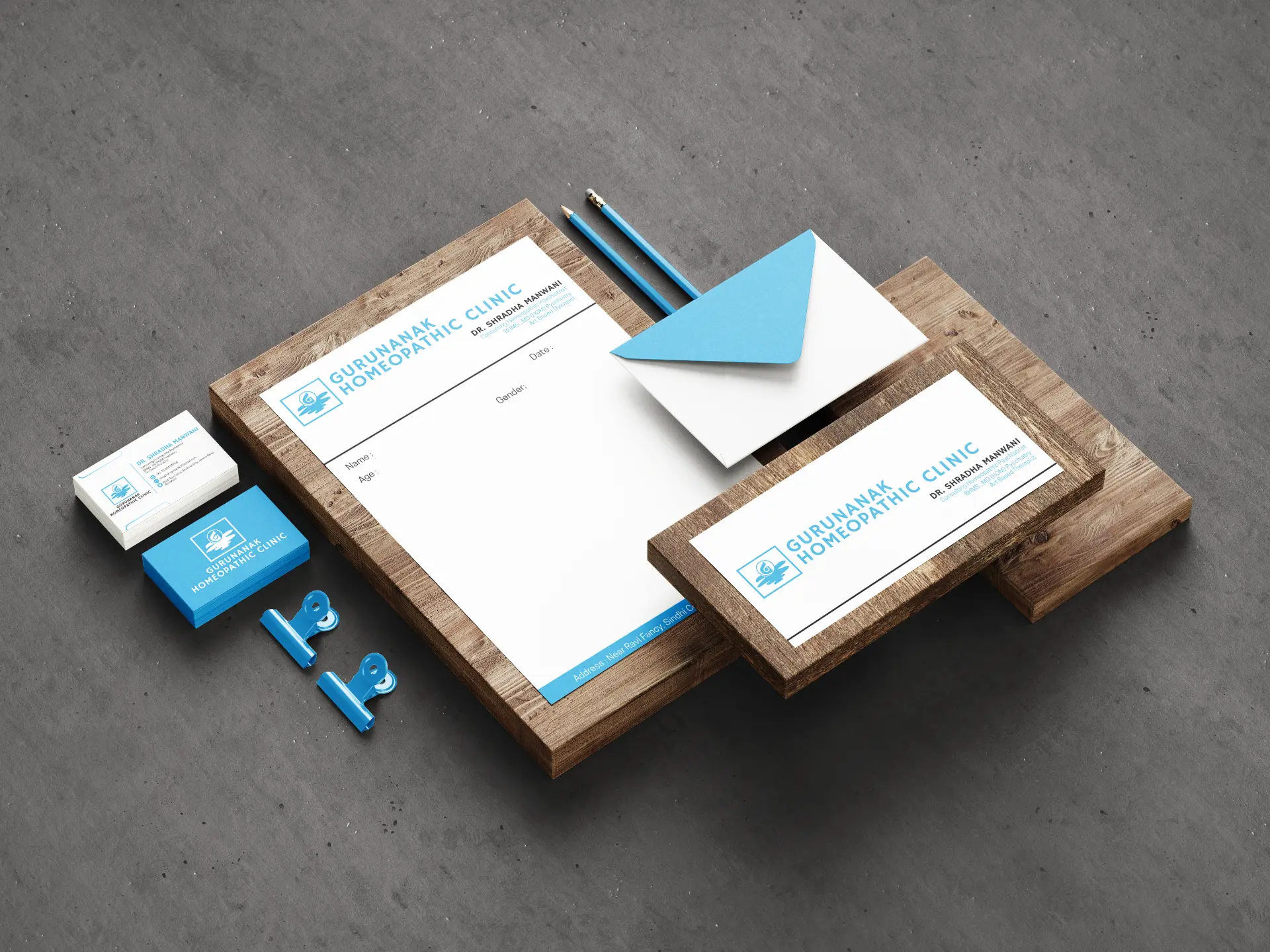 Gurunanak Homeopathy — Brand Stationery Design