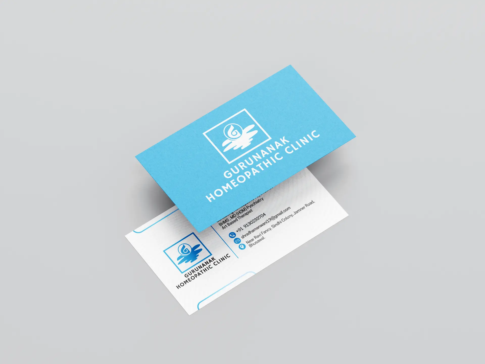 Gurunanak Homeopathy — Brand Stationery Design — detail 2